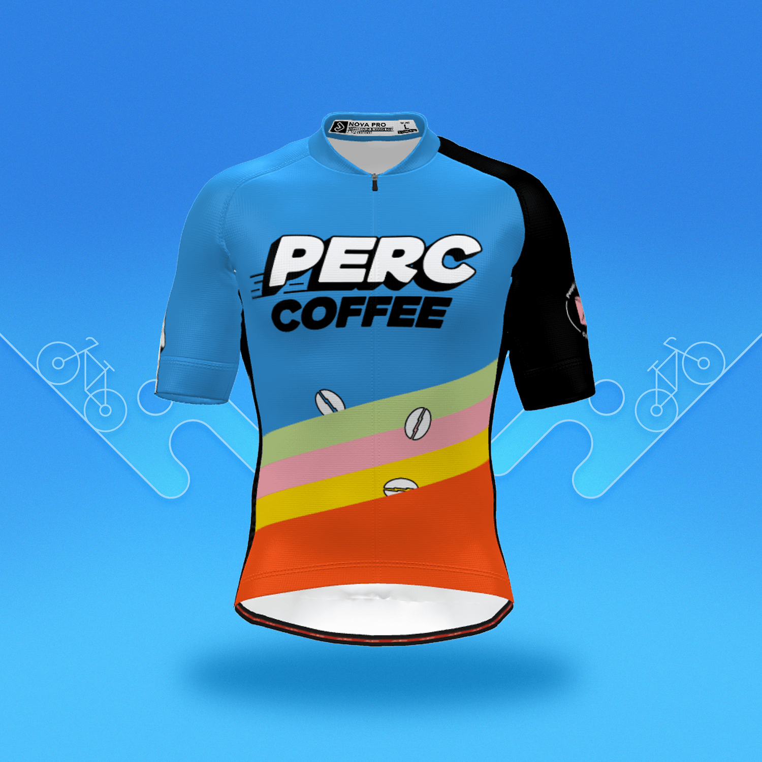 Coffee best sale cycling jersey